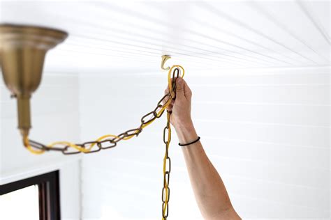 electrical box hanging chandelier circular to straight|overhead light hanging chain.